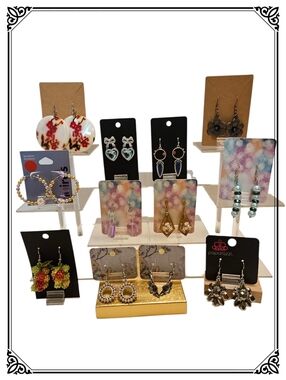 🤩12 PAIRS OF EARRINGS FOR $10! Gold & Silver Tone Earring Bundle